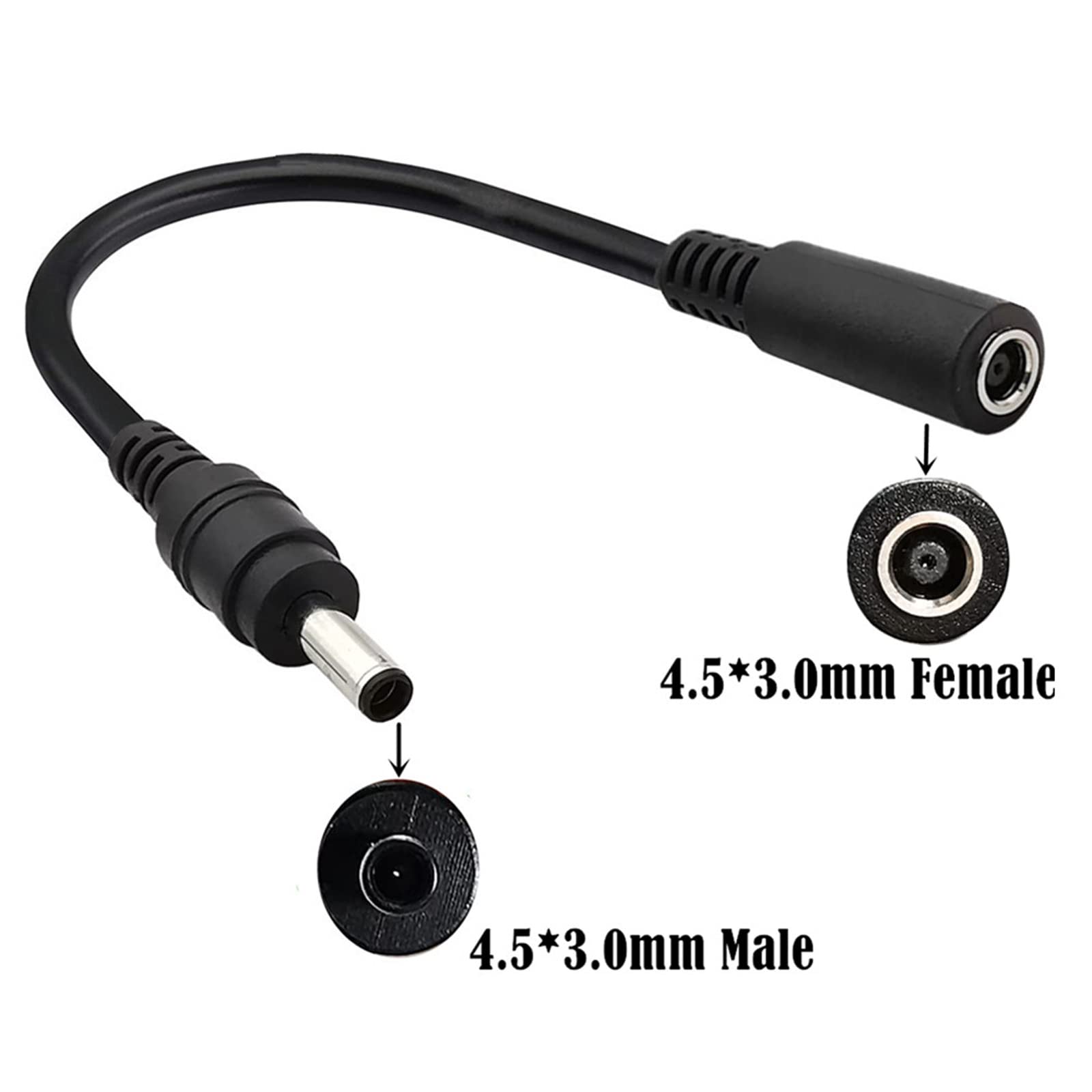 Amazon.co.jp: LOKEKE DC 4.5mmチップアダプター延長ケーブル、DC
